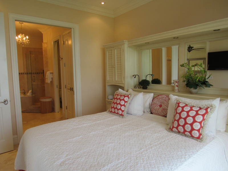 Master Bed and Bath view